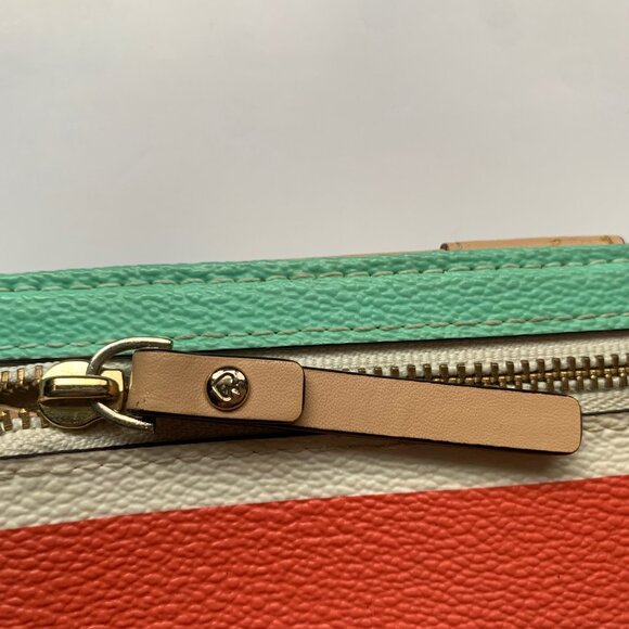 Kate Spade New York Rainbow Stripe Continental Wallet - Picture 2 of 10